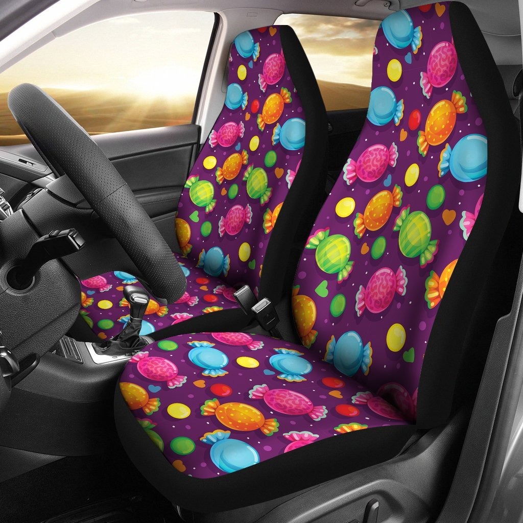 Candy Pattern Print Design CA05 Universal Fit Car Seat Covers