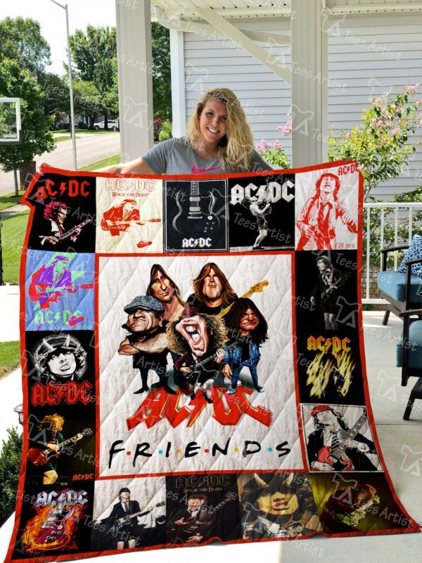 Acdc Quilt Fleece Blanket Home Decor Bedding Couch Sofa Soft And Comfy Cozy 01649