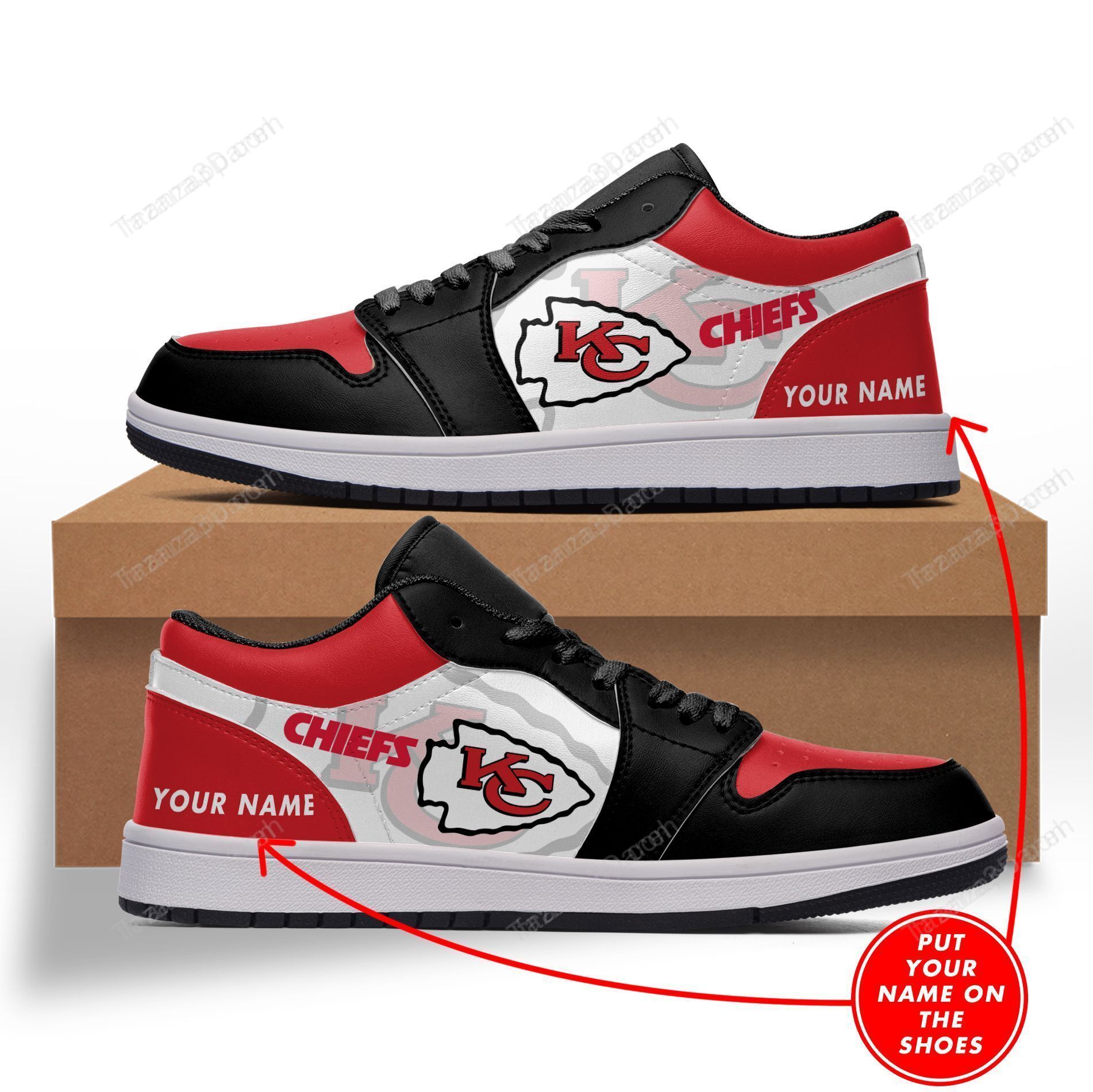 Kansas City Chiefs Lj Sneakers 002