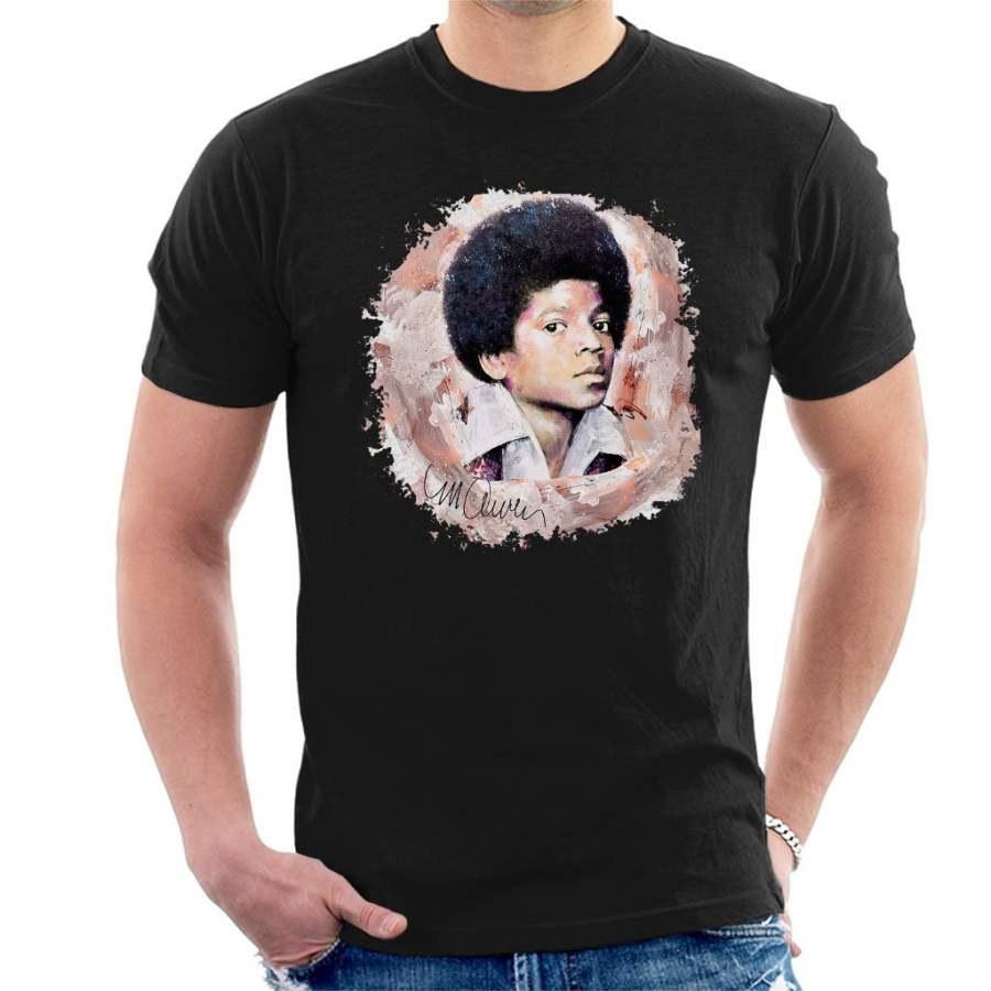 Sidney Maurer Original Portrait Of Michael Jackson Young Men’s T-Shirt