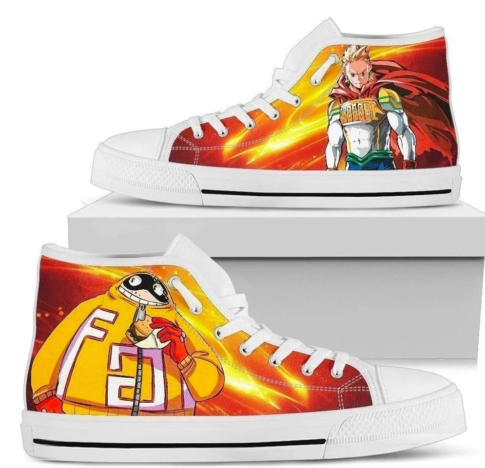 Mirio and Fatgum My Hero Academia Sneakers High Top Shoes  High Top Shoes VA95