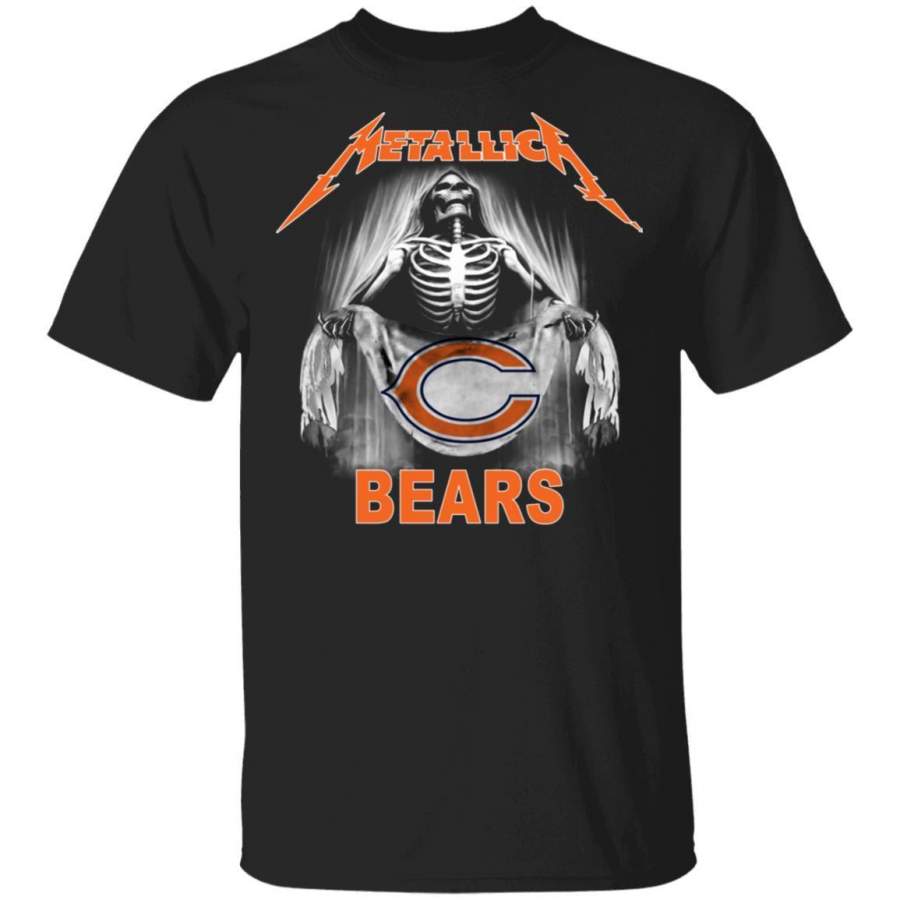 Metallica Bears Rock Football T-Shirt