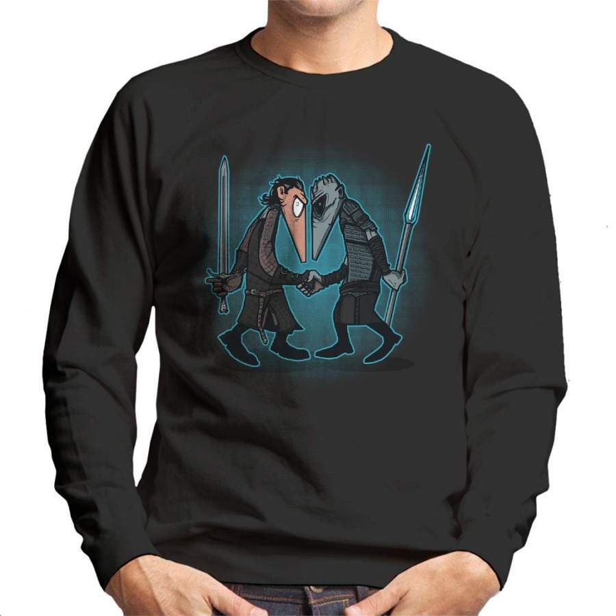 Wolf Vs Winter Game Of Thrones Spy Vs Spy Men’s Sweatshirt