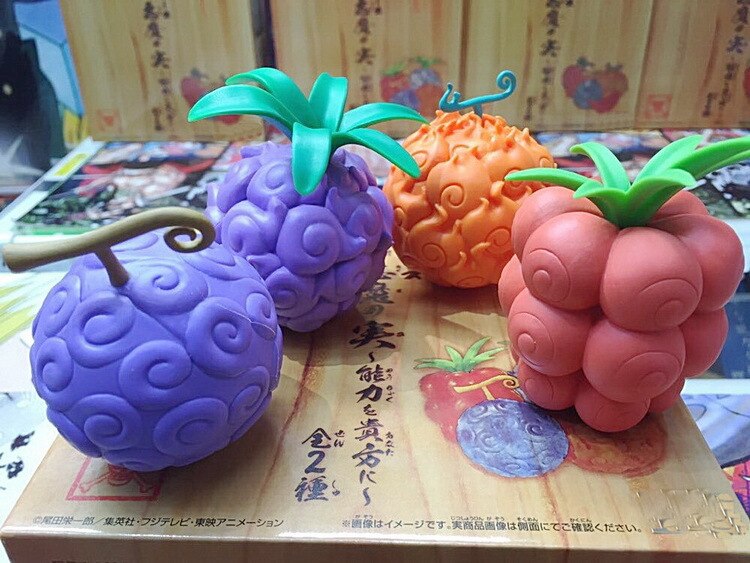 One Piece Devil Fruit Cursed Fruit Action Figure Collection Toys Doll Christmas Gift 6cm 4pcs/set alx