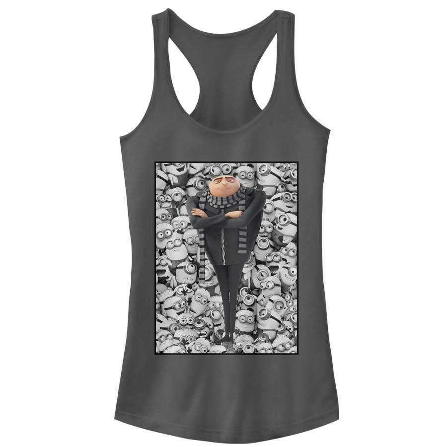 Despicable Me Junior’s Gru Montage  Racerback Tank