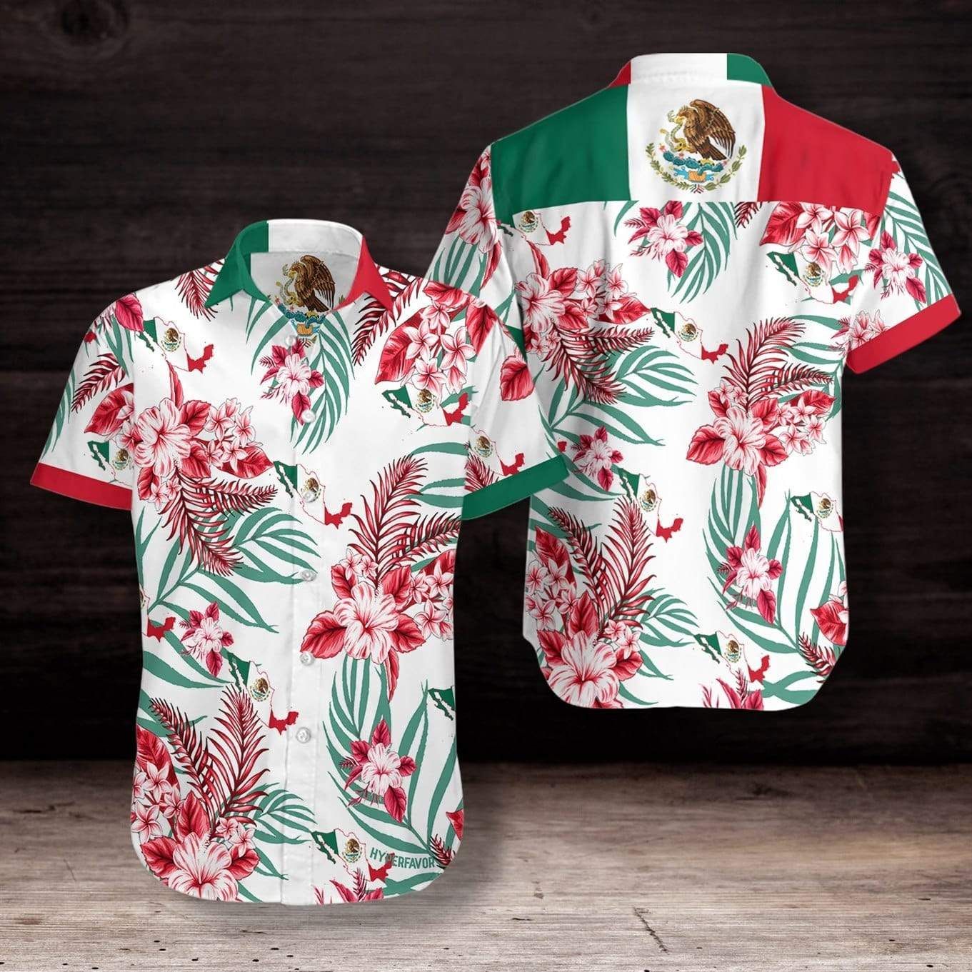 Check Out This Awesome Mexican Eagle Tropical Unisex Hawaii Aloha Shirts Ha58349