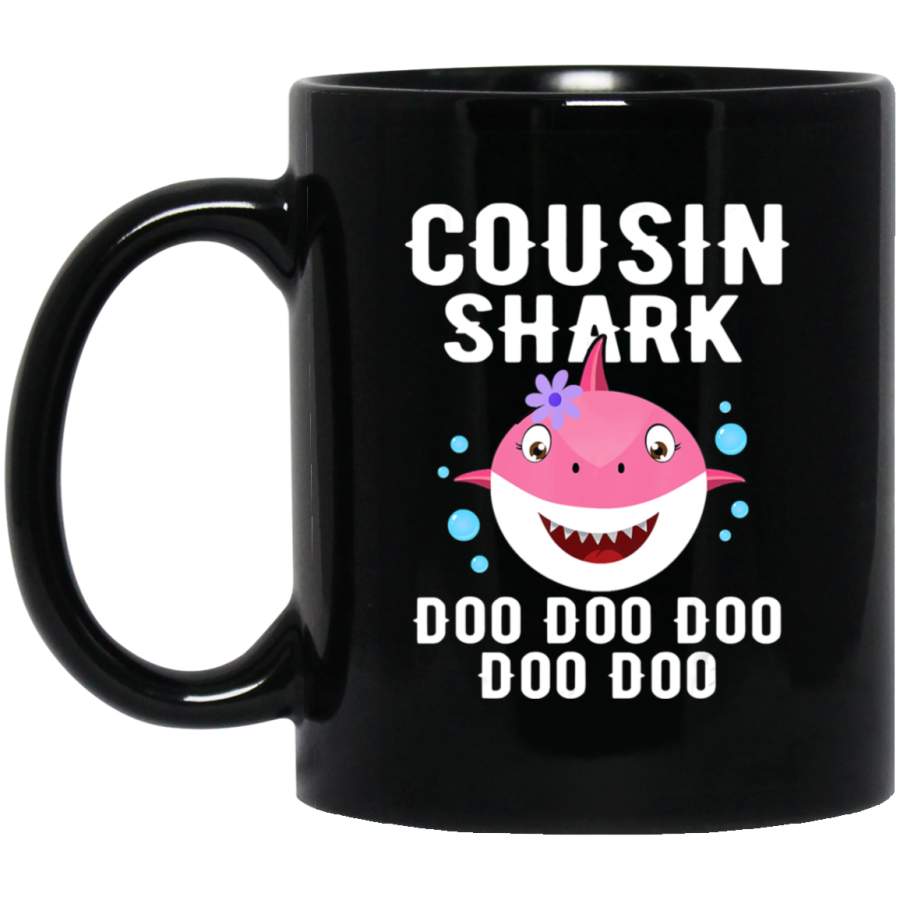 COUSIN Shark Doo Doo Funny Gifts for men women Coffee Mug