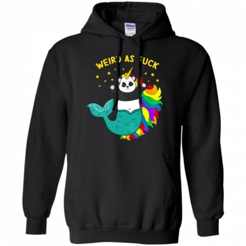 Weird As Fuck Panda Unicorn Hoodie