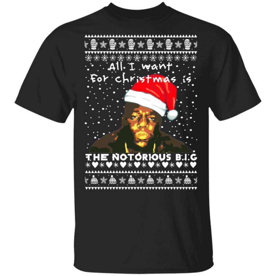 The Notorious B.I.G. Rapper Ugly Christmas Sweater