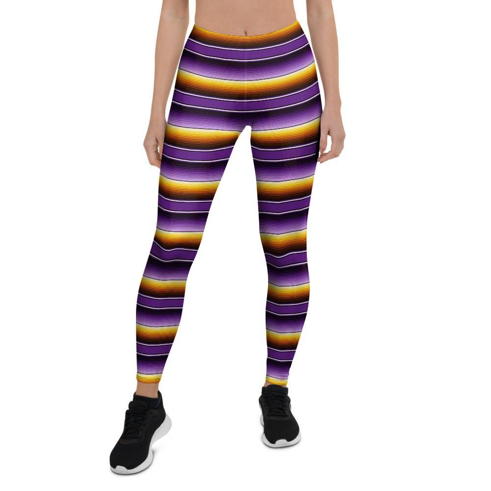 Yellow And Purple Mexican Baja Women’S Leggings