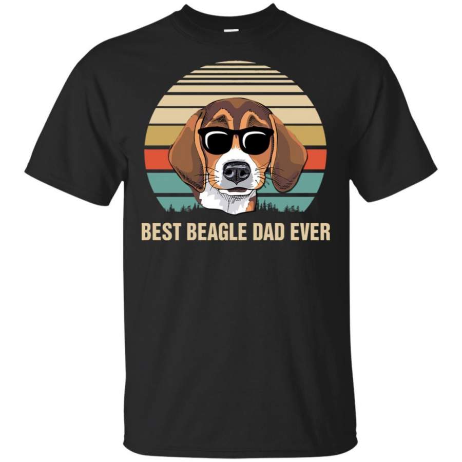 Vintage Beagle Dad Gifts Best Beagle Dad Ever T-shirt