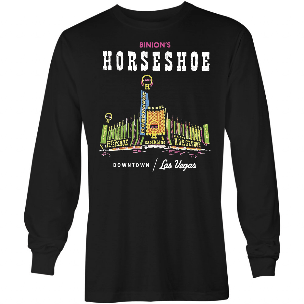 Binion’s Horseshoe – Vintage Las Vegas – Long Sleeve T-Shirt