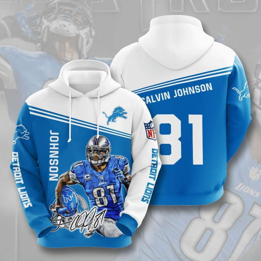 Detroit Lions Fans 3D All Over Designed Hoodie Gifts For Detroit Lions Fans Detroit Lions Lovers