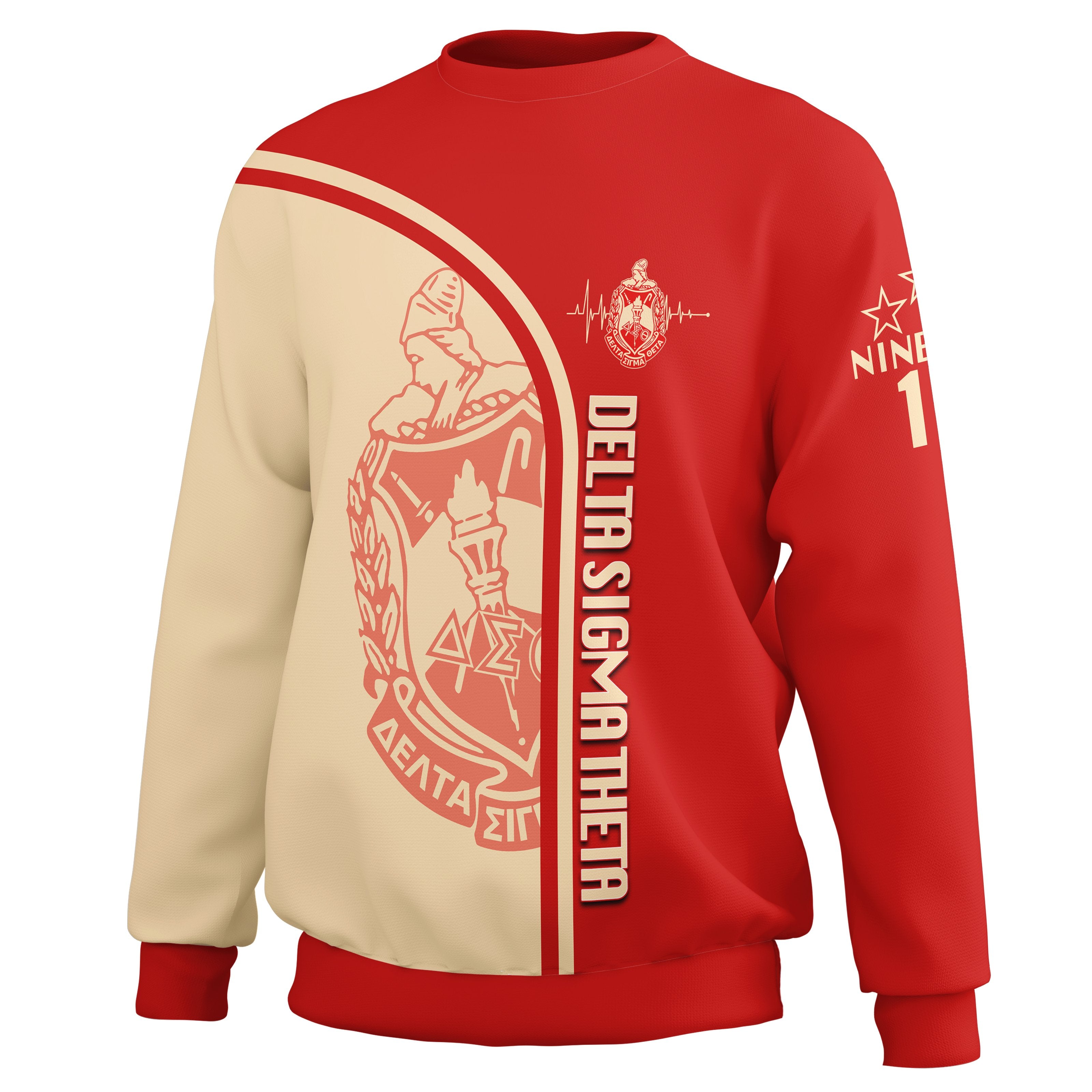 Greek Life Sweatshirt – Personalized  Delta Sigma Theta In My Heart Sweatshirt J5