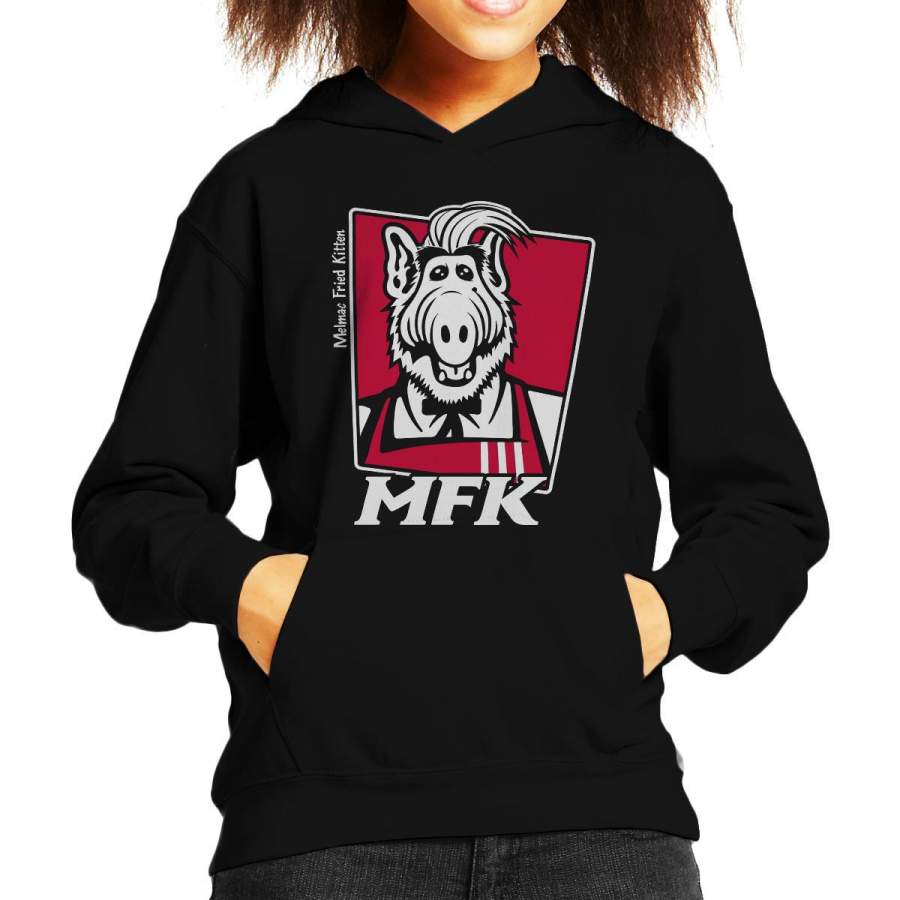 Melmac Fried Kitten ALF KFC Kid’s Hooded Sweatshirt