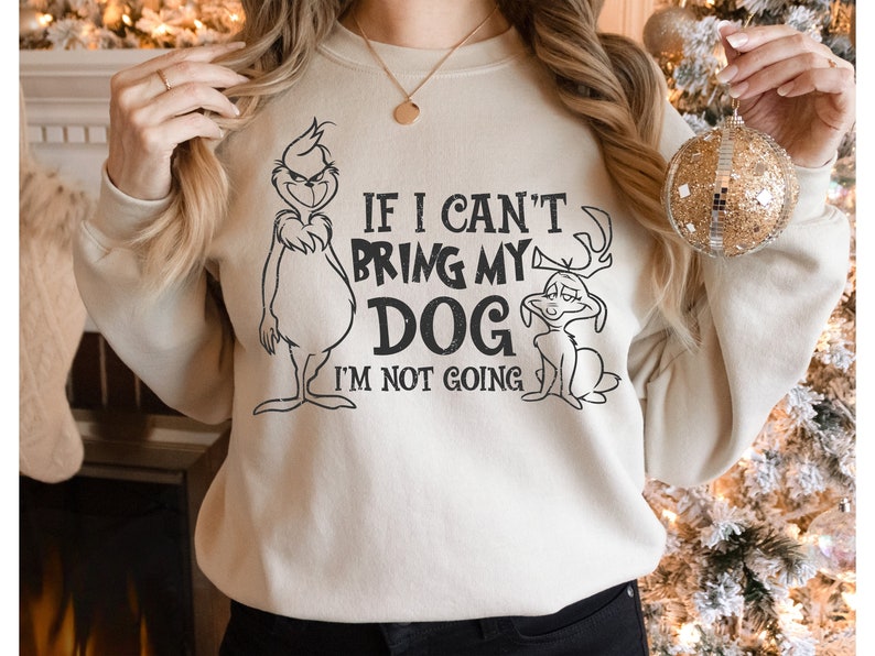 Dog Lover Christmas Sweatshirt 2D Crewneck Sweatshirt All Over Print Sweatshirt For Women Sweatshirt For Men Sws4395