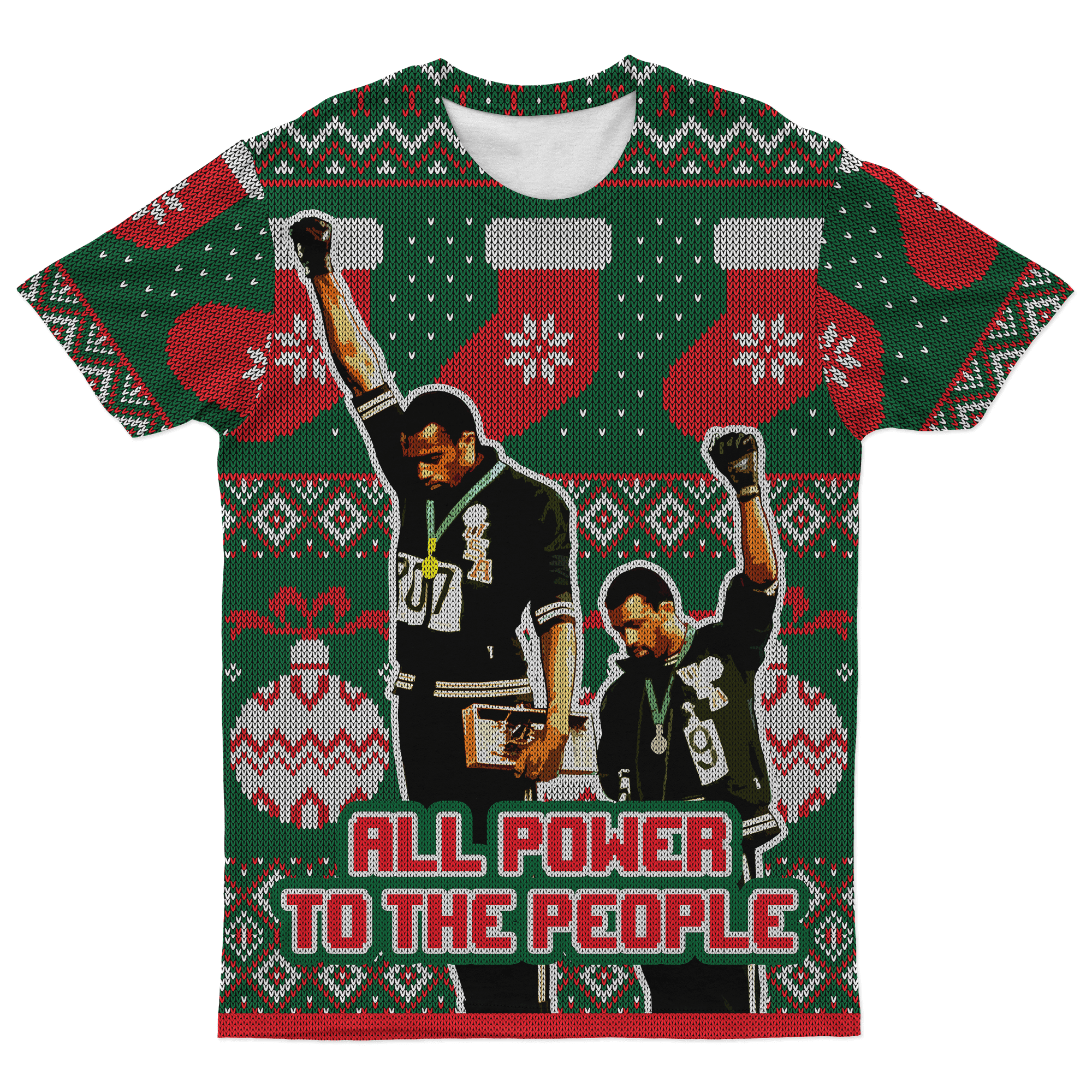 Wonder Print Shop T Shirt –  68 Olympics Ugly Sweatshirt African T Shirt