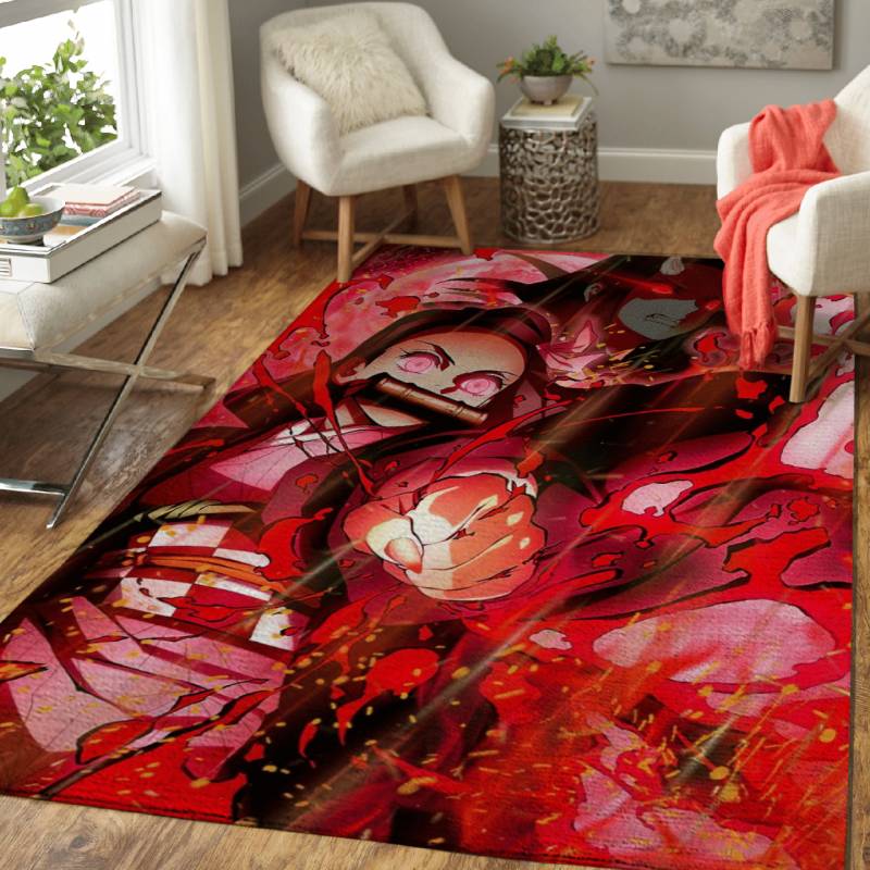 Nezuko Anime And Manga Area Rug – Carpet