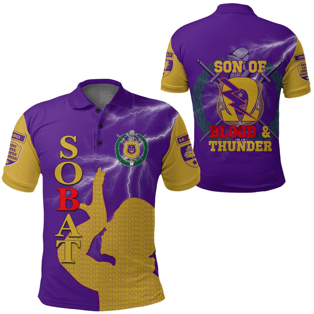 Fraternity Polo – Omega Psi Phi S.O.B.A.T Polo Shirt