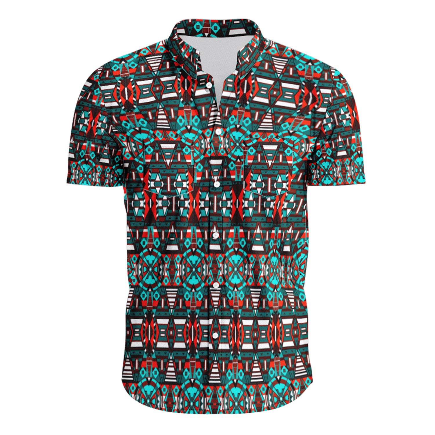 Captive Winter Ii Button Up Shirt Hawaiian Ha55472