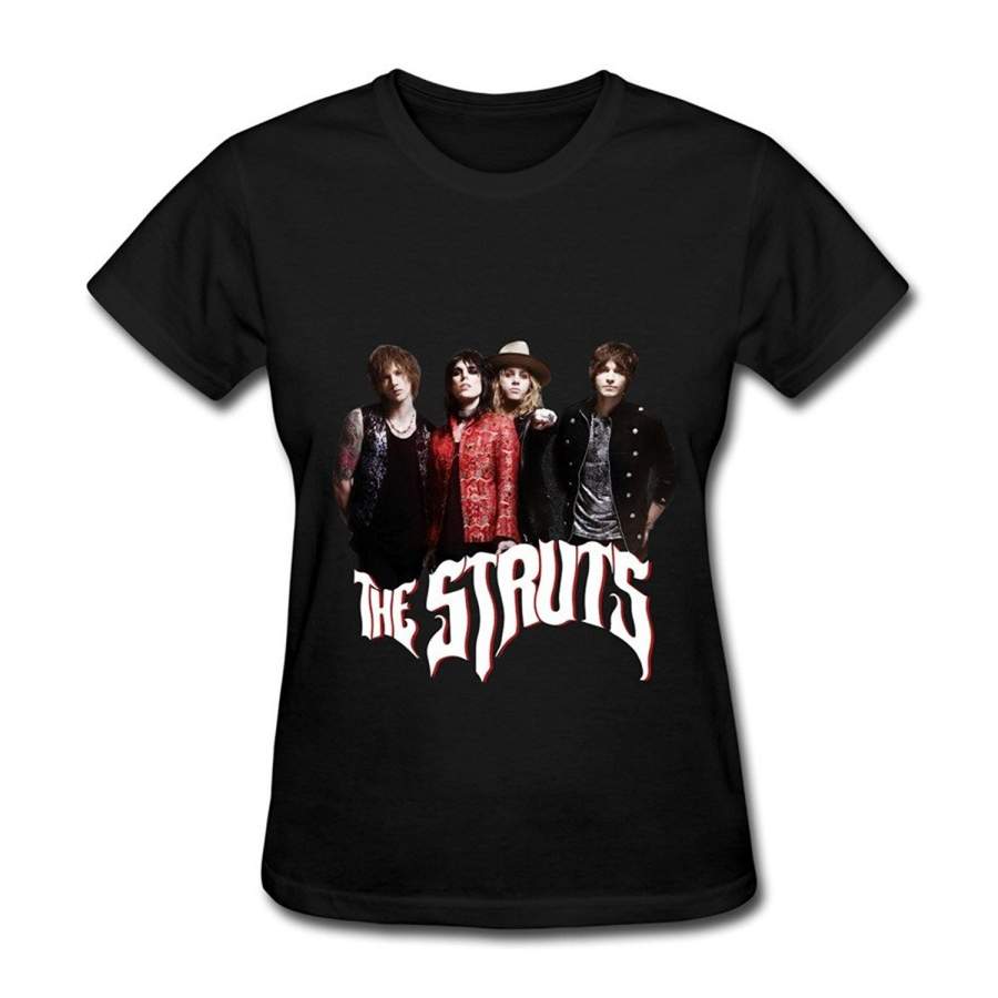 Fashion Women’S T-Shirt Rock Band The Struts Poster T Shirt For Women Cotton T Shirt