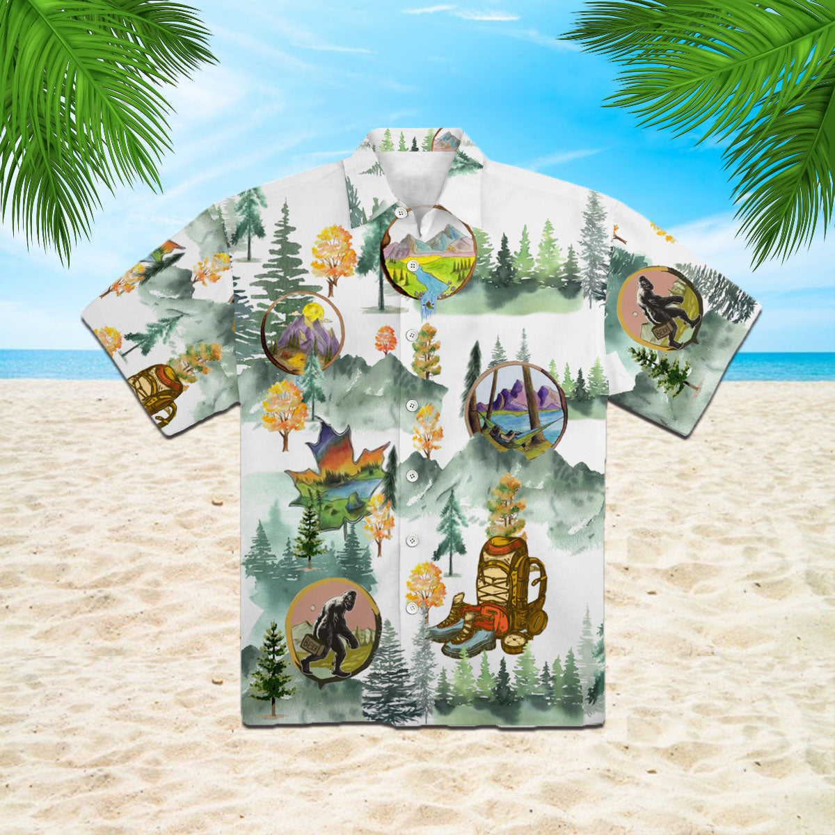 Oragontee Camping And Hiking Trekking Hawaii Shirt For Men Women Adult Ha91822