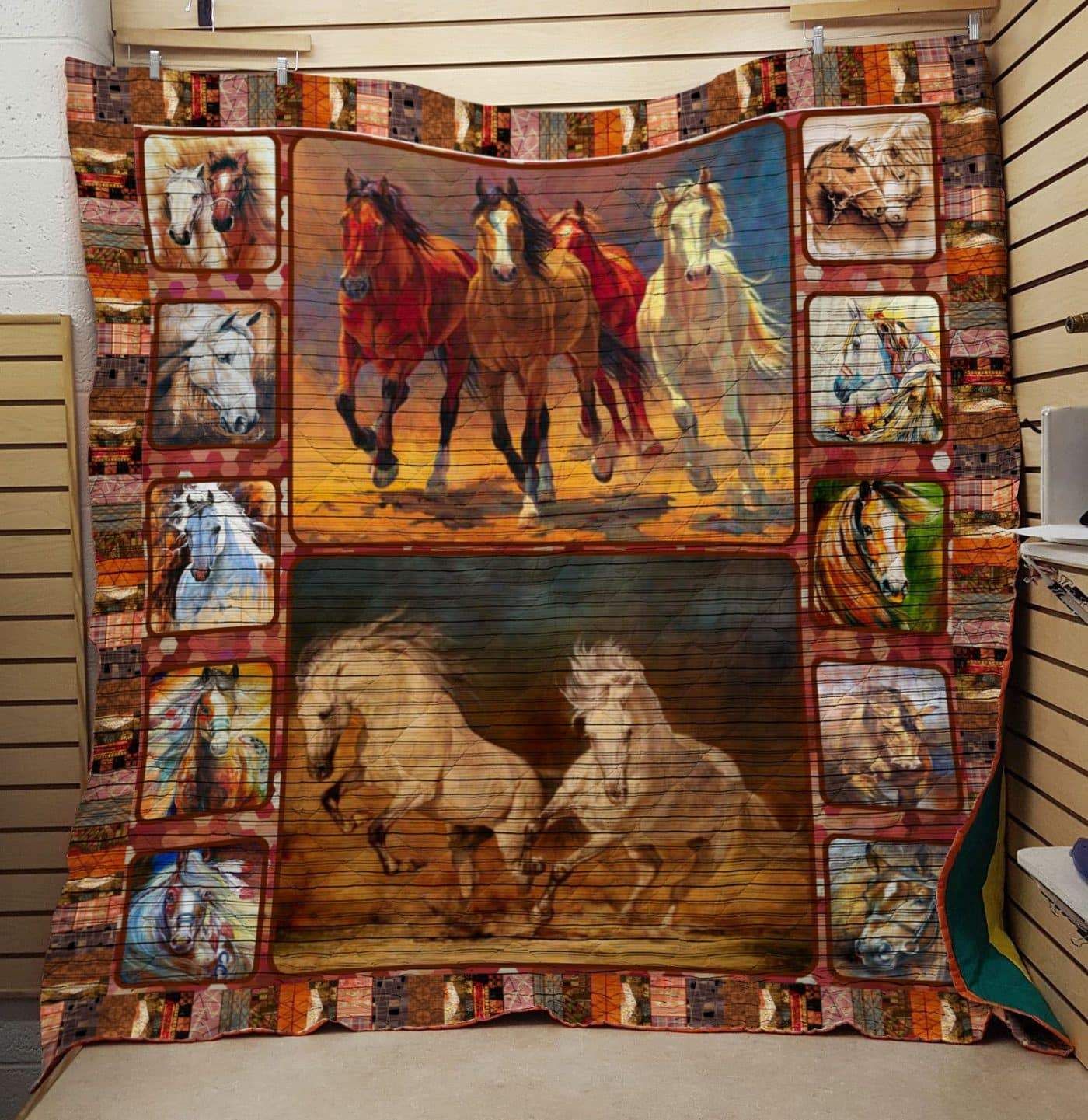 Friend horse 3D Quilt Blanket HGM43