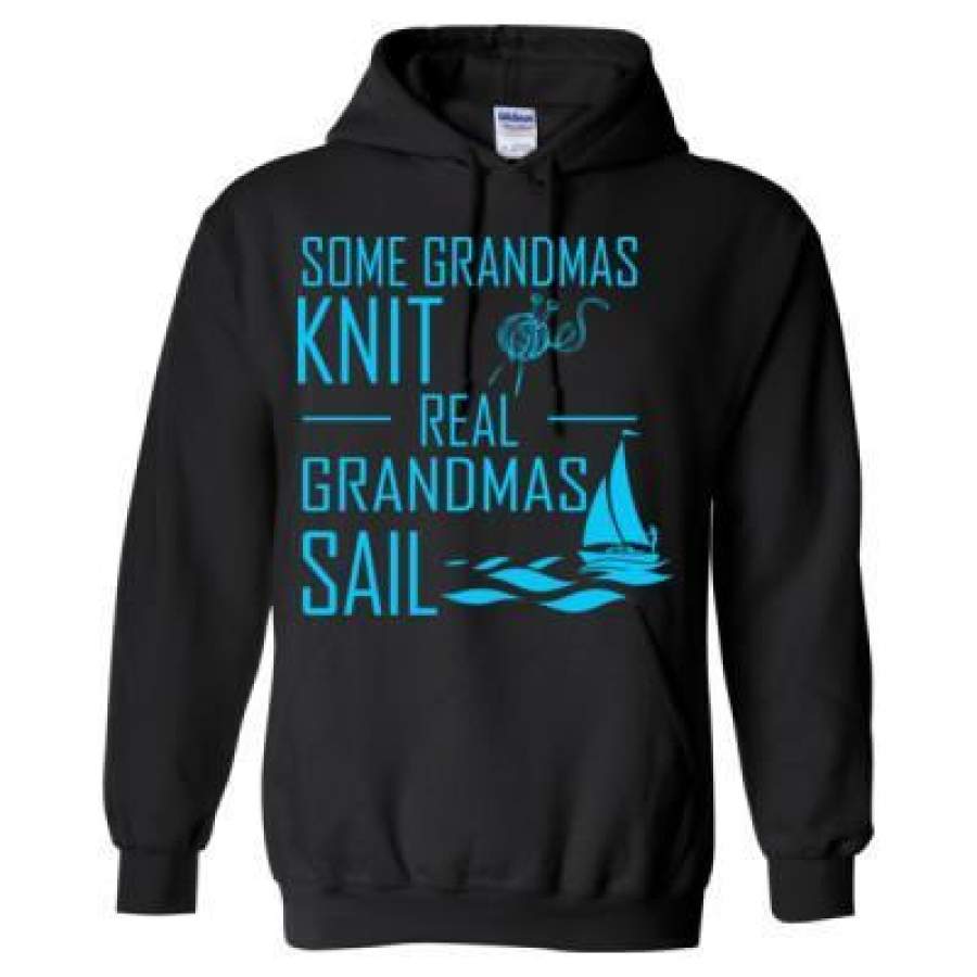 AGR Some Grandmas Knit Real Grandmas Sail – Heavy Blend™ Hooded Sweatshirt