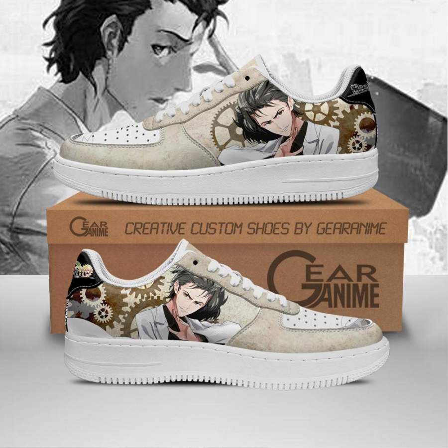 Rintarou Okabe Air Force Shoes Steins Gate Anime Sneakers PT11