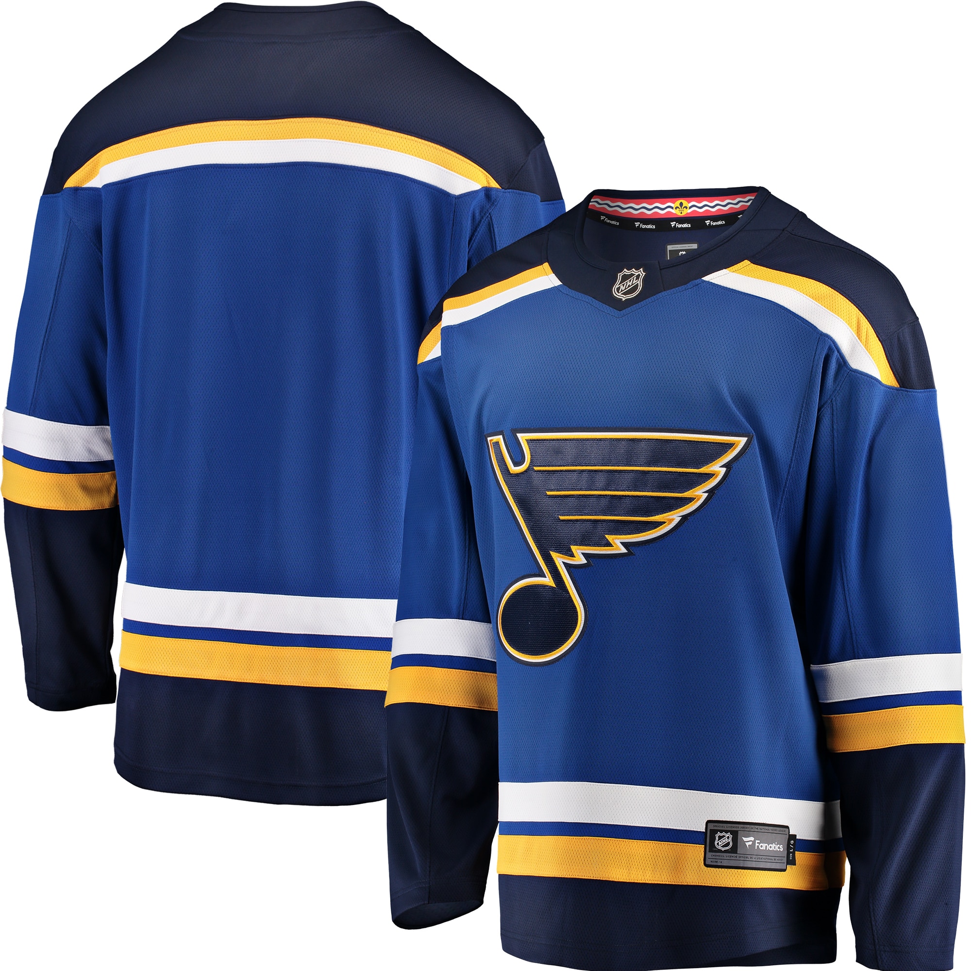 Men's St. Louis Blues Blue Breakaway Home Jersey