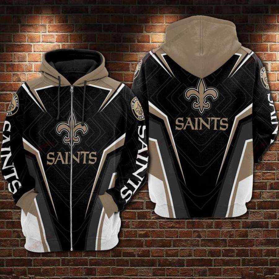 New Orleans Saints Hoodie 3D Style3513 All Over Printed