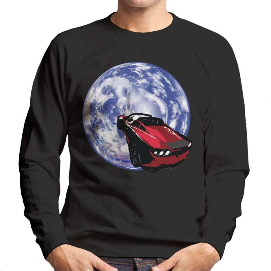 SpaceX Falcon Heavy Launch Tesla Roadster In Space Men’s Sweatshirt