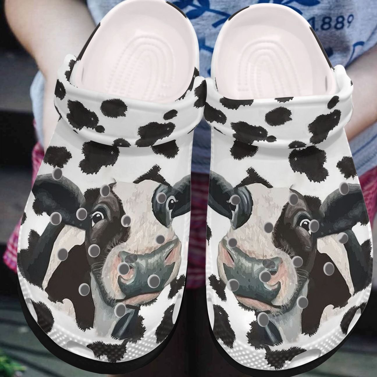 Cow Personalized Clog, Custom Name, Text, Color, Number Fashion Style For Women, Men, Kid, Print 3D I Love Dairy Cows