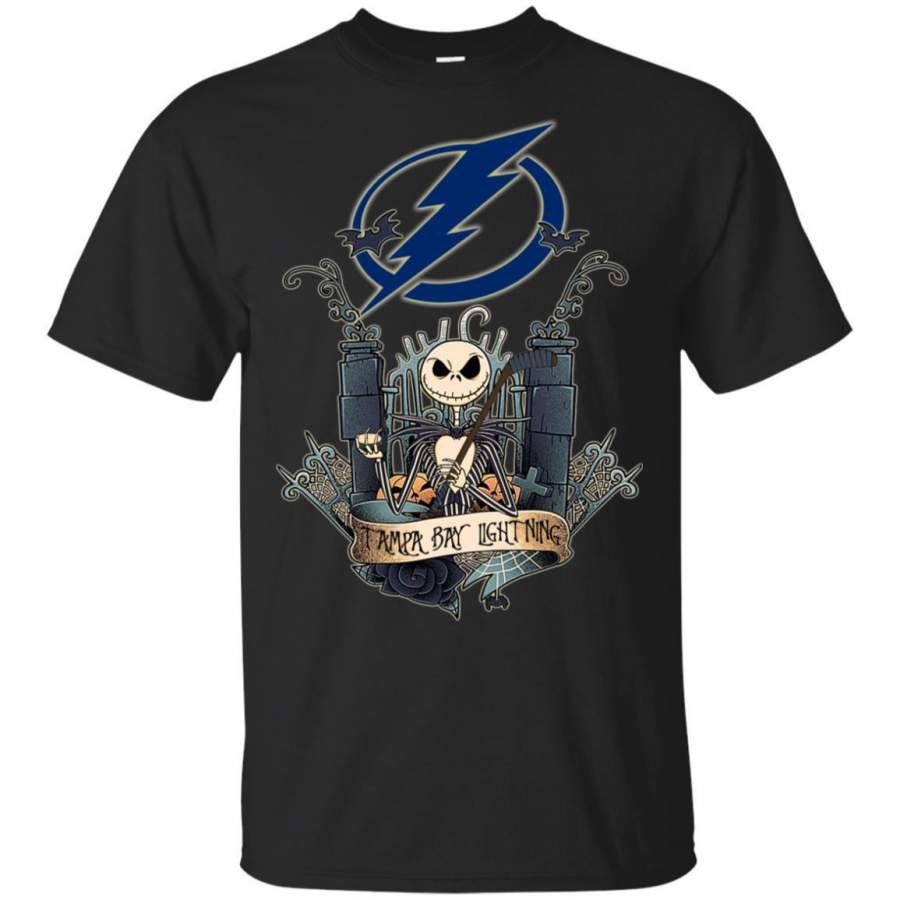 Jack Skellington Tampa Bay Lightning Hockey T-shirt Men Women Fan HA05