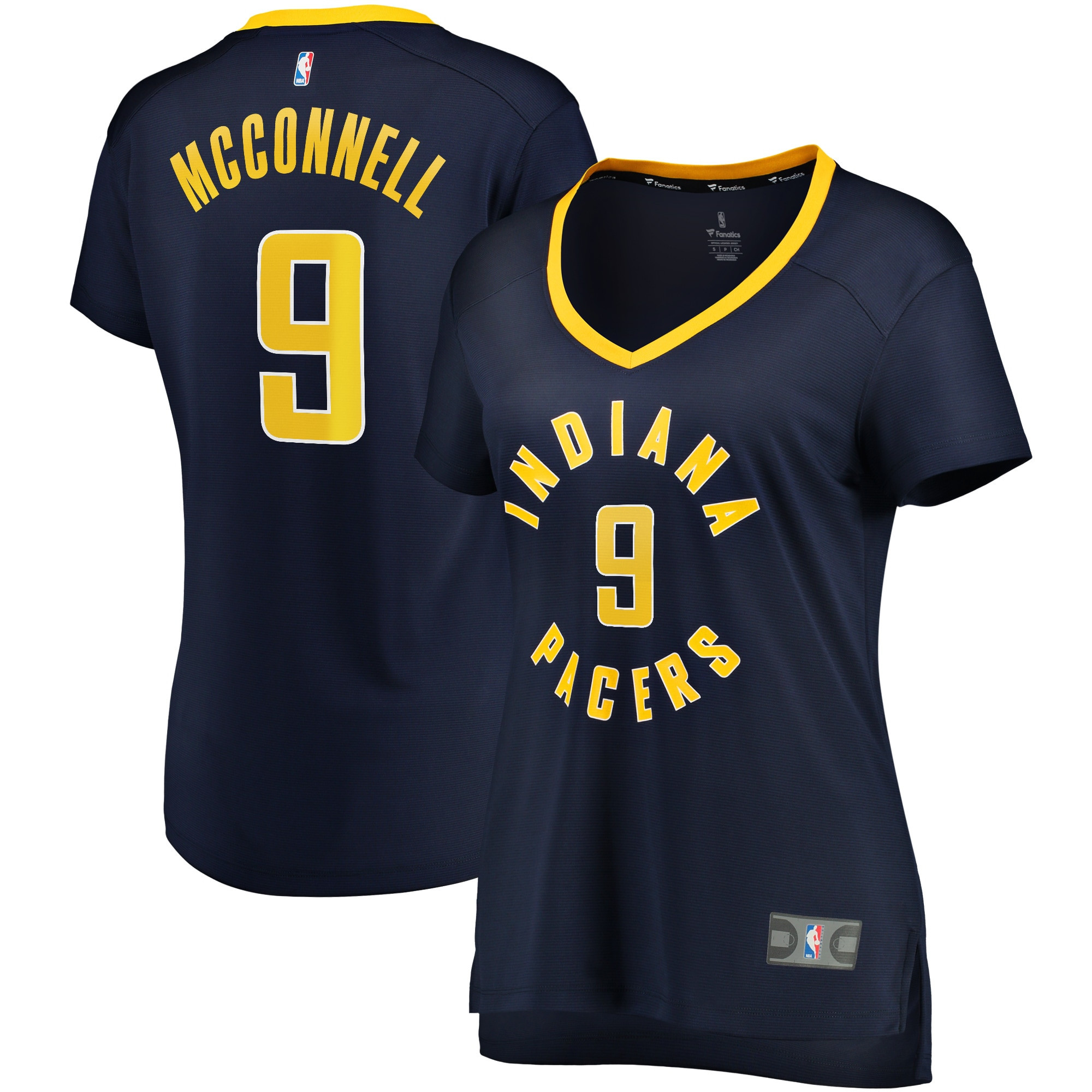 T.j. Mcconnell Indiana Pacers Fanatics Branded Womens Fast Break Player Replica Jersey – Icon Edition – Navy NBA