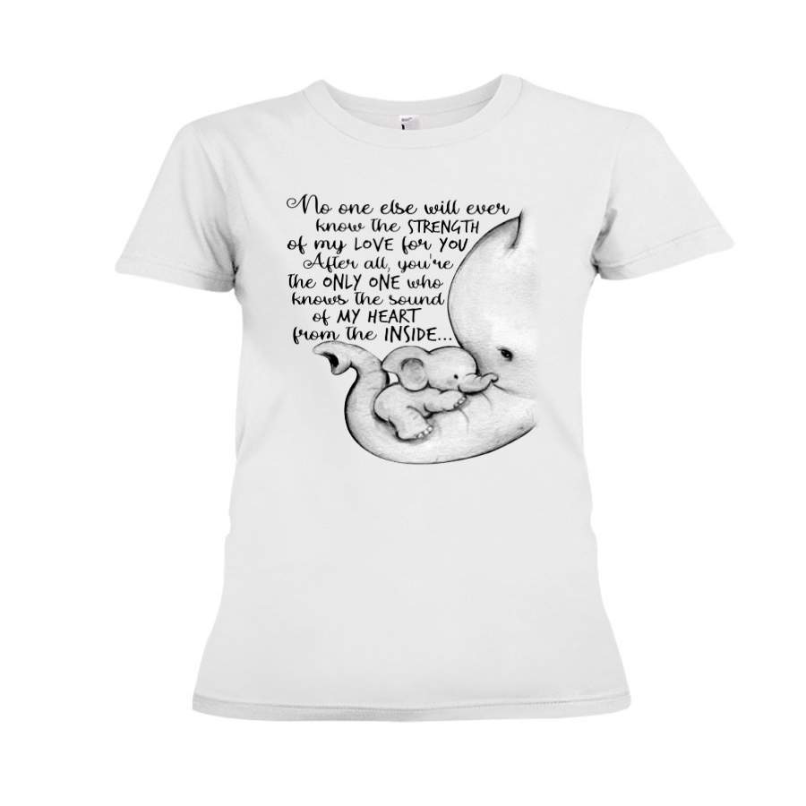 The Message For Little Elephant Limited Classic T- Shirt Ladies Tee