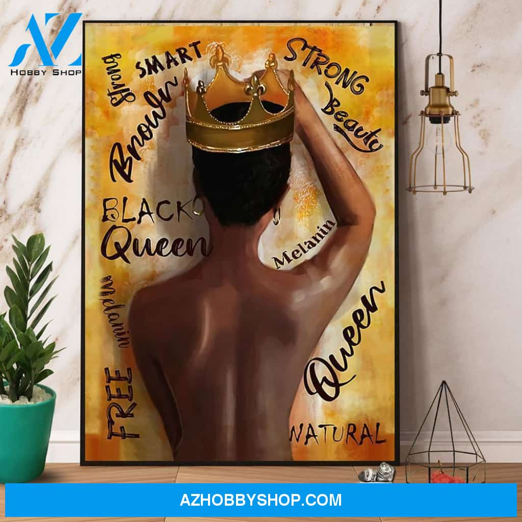 Black Queen Smart Strong Beauty Poster Canvas