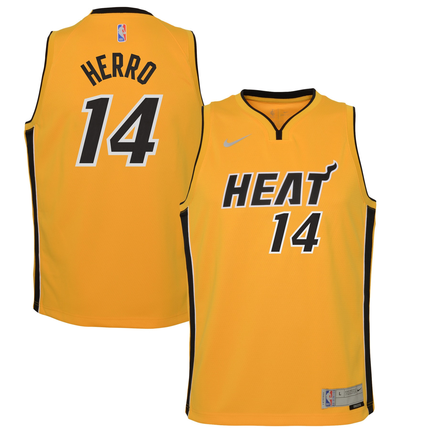 Tyler Herro Miami Heat 2020/21 Swingman Player Jersey Trophy Gold – Earned Edition NBA