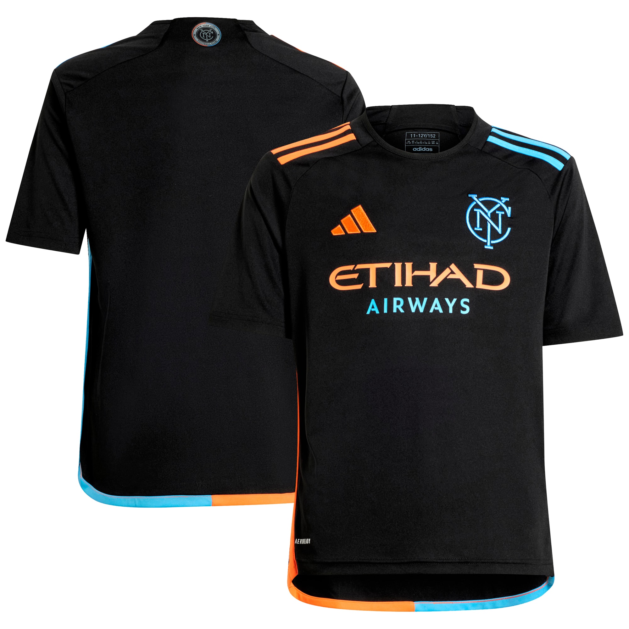 New York City FC Youth 2024 24/7 Kit Replica Jersey  Black