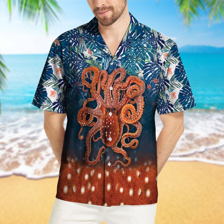 Octopus Hawaiian Shirt Ha12313