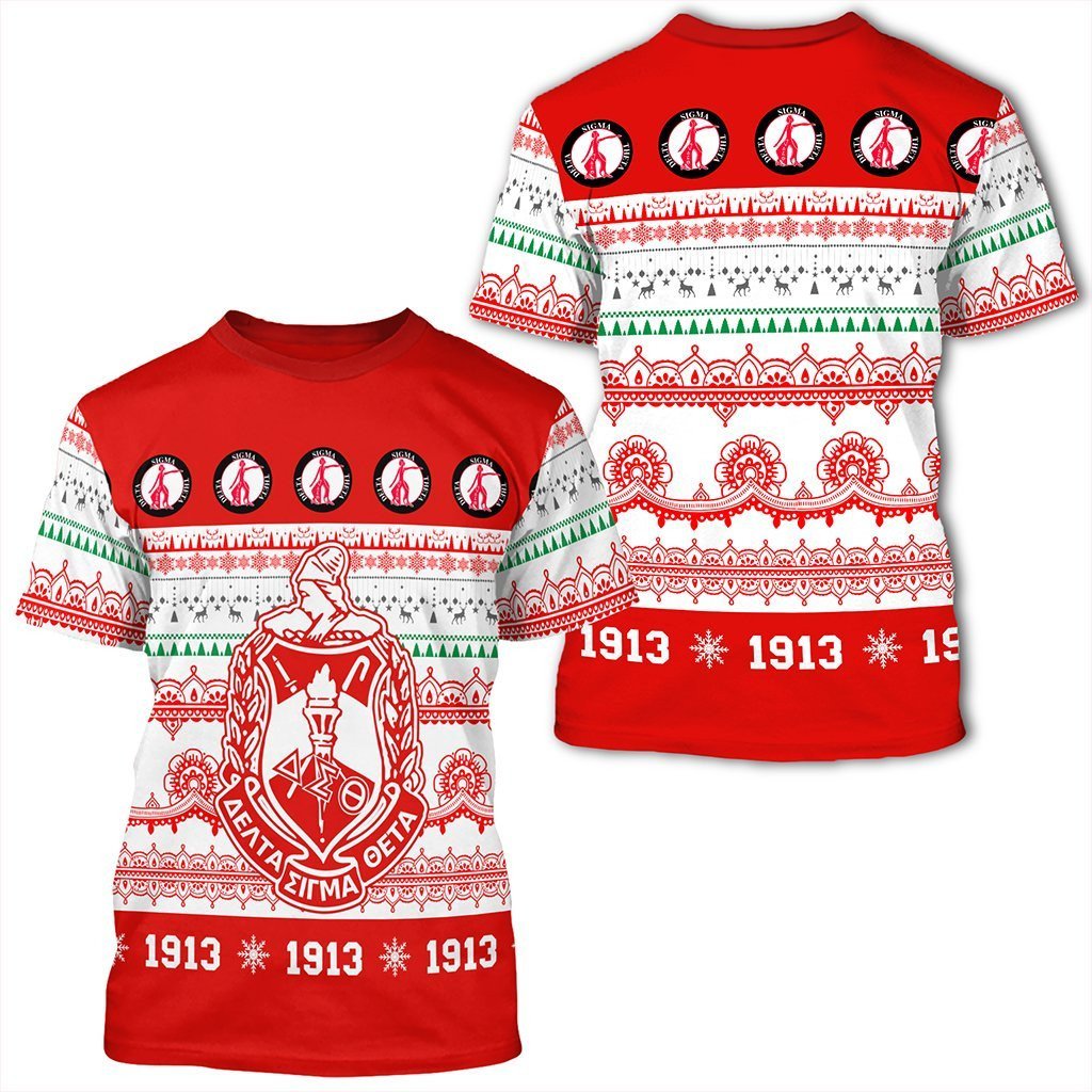 Sorority Tshirt – Delta Sigma Theta Xmas Establish Year Tshirt