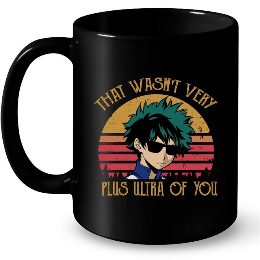 That Wasn’t Very Plus Ultra Of You Sunset Vintage Classic – Full-Wrap Coffee Black Mug