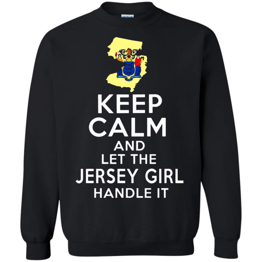 AGR Keep Calm And Let The Jersey Girl Handle It Sweatshirt