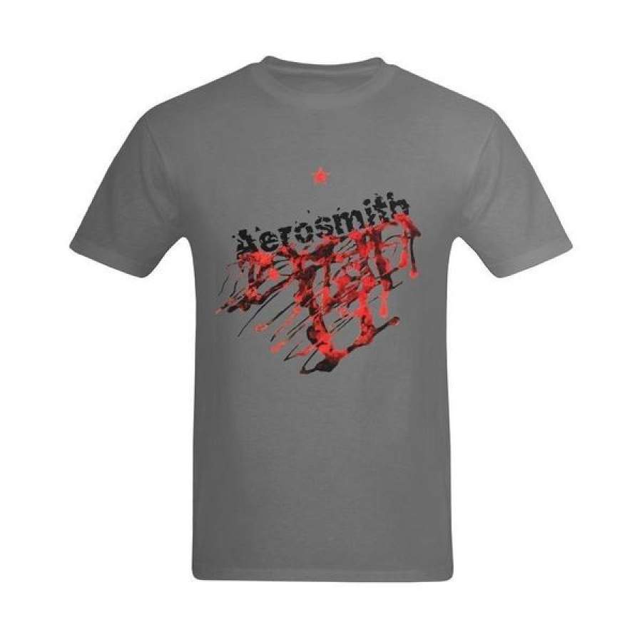 Aerosmith Band Mens T-Shirt Cotton Tops