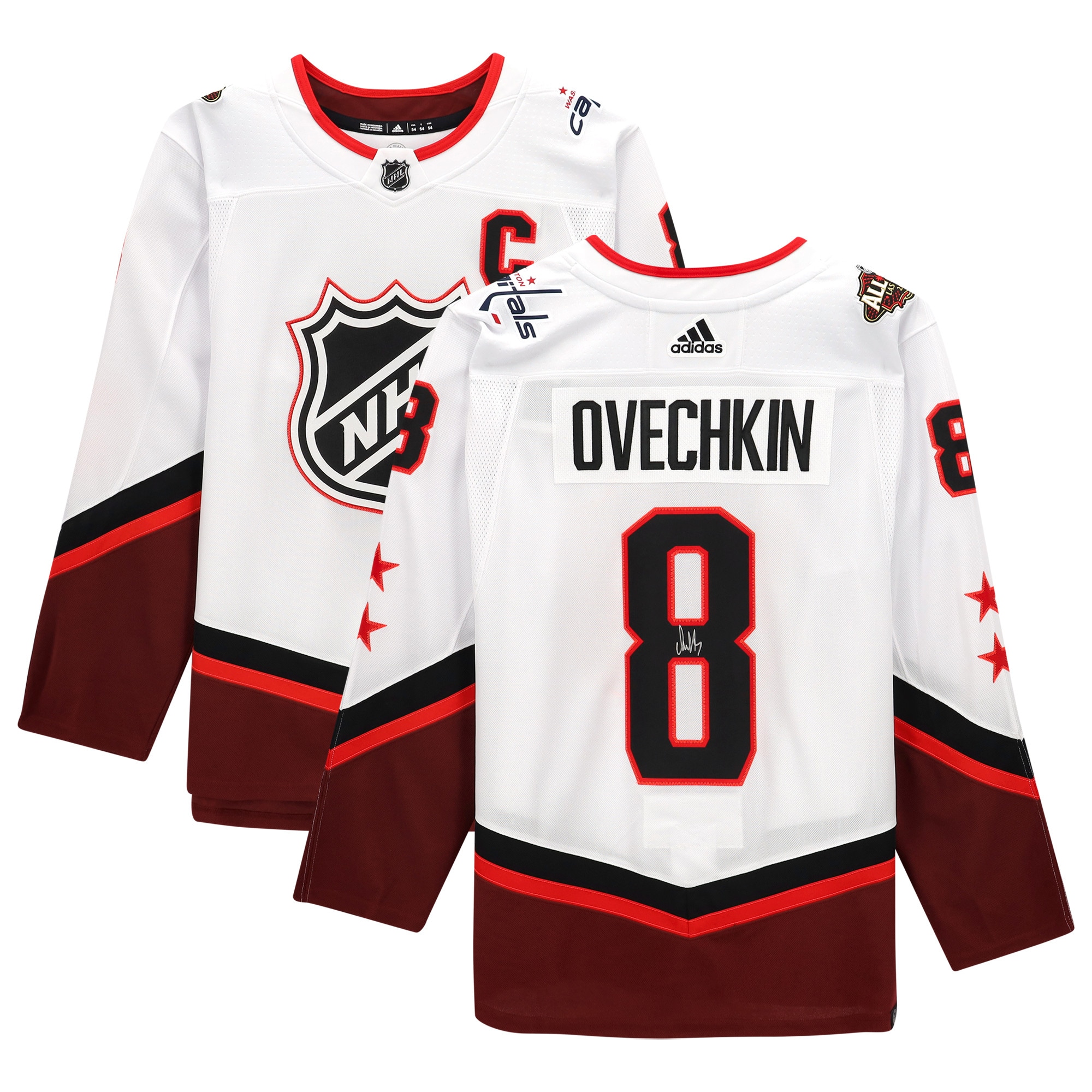 Alexander Ovechkin Washington Capitals Autographed 2022 NHL All-star Game Jersey – White