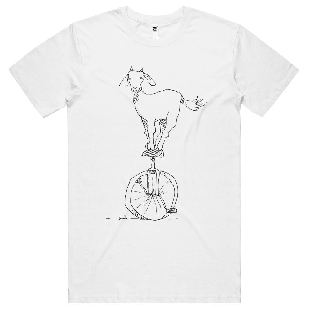 Goat On A Unicycle T Shirts