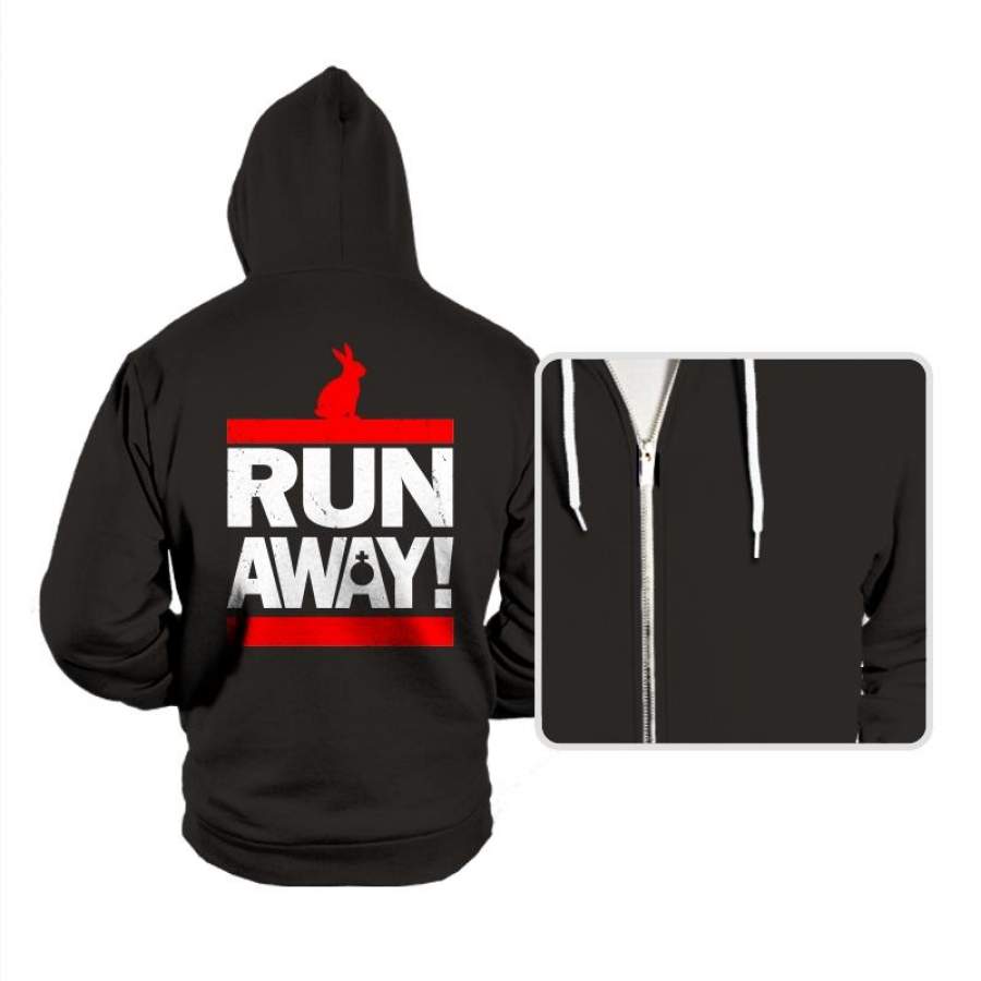 Run Away From The Rabbit – Hoodies