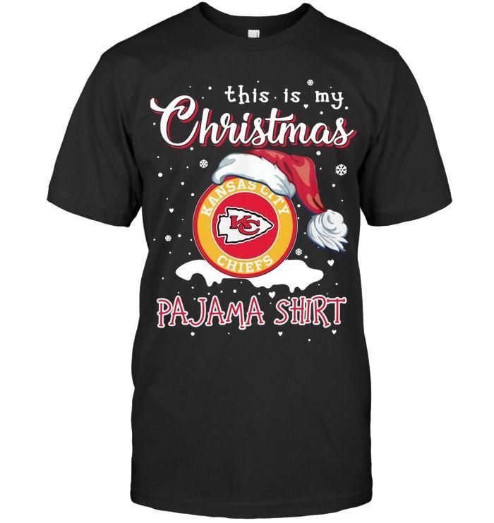 This Is My Christmas Kansas City Chiefs Pajama Shirt