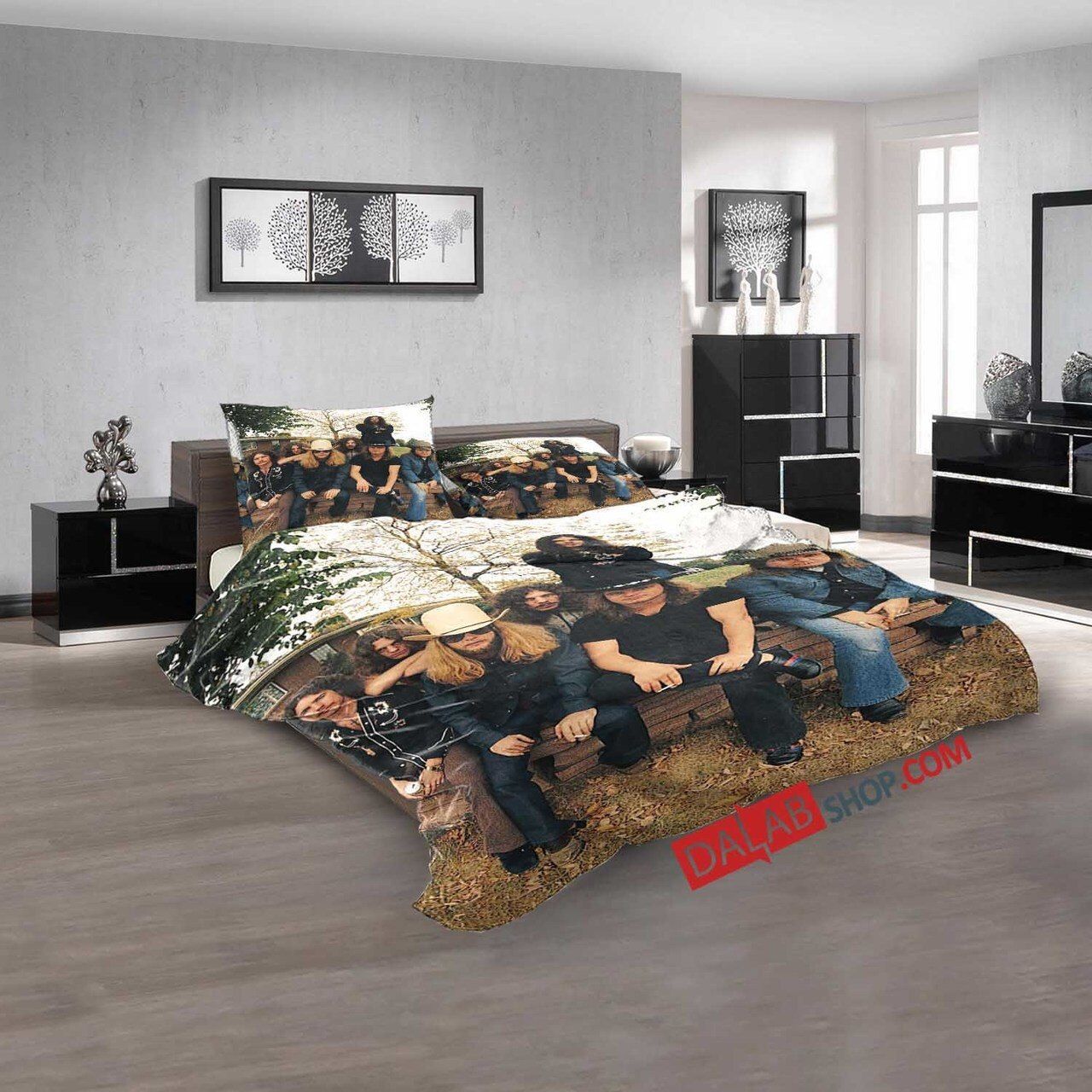 Famous Person Lynyrd Skynyrd D 3D Duvet Cover Bedroom Sets Bedding Sets
