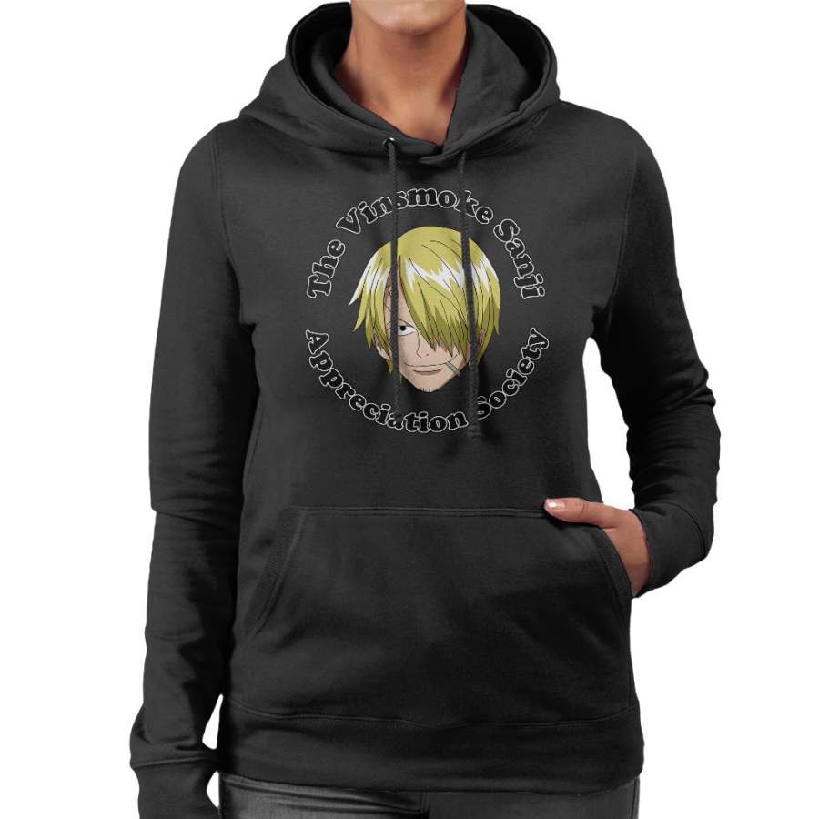 The Vinsmoke Sanji Appreciation Society One Piece Women’s Hooded Sweatshirt